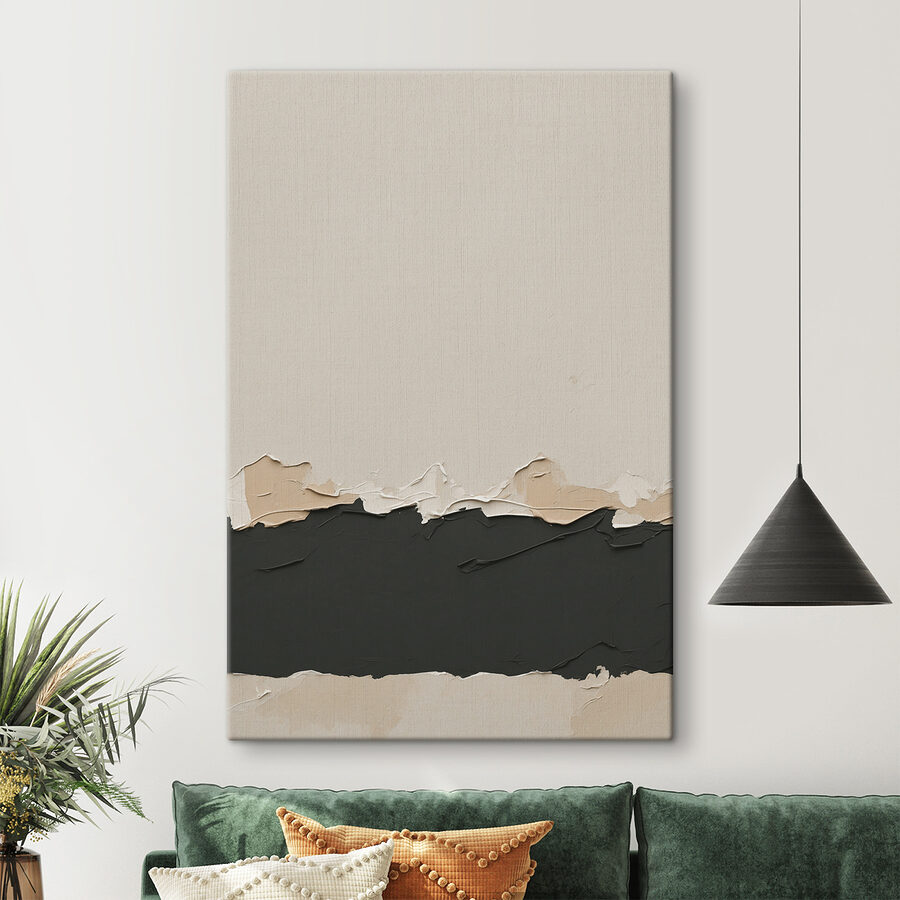 Weiße und schwarze Wand Weiße und schwarze Wand