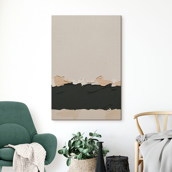 Weiße und schwarze Wand Weiße und schwarze Wand