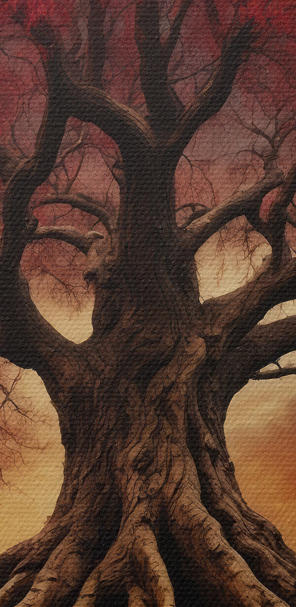 Baum mit roten Blättern Baum mit roten Blättern