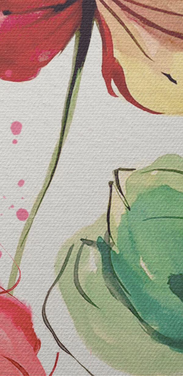 Aquarellmalerei von Blumen Aquarellmalerei von Blumen