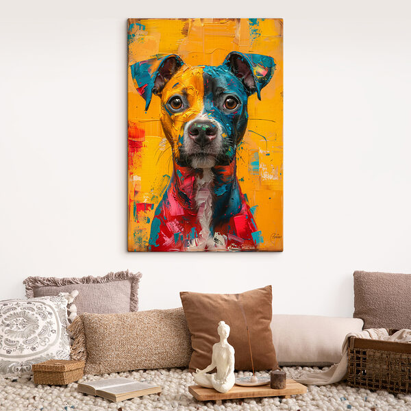 Gemälde eines Hundes Gemälde eines Hundes