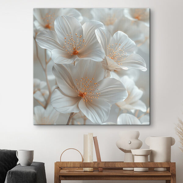 Group of white flowers