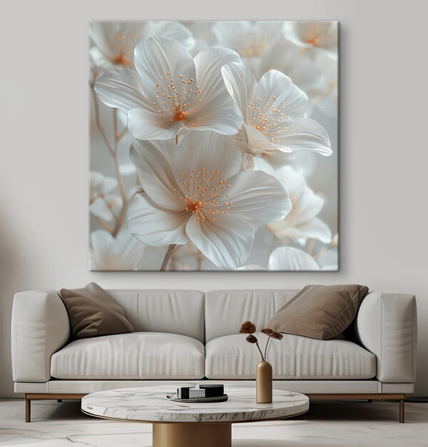 Group of white flowers