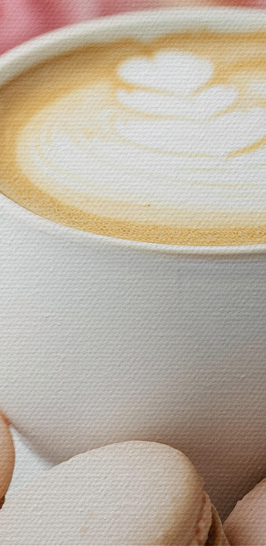 Tasse Kaffee und Kekse auf einem Teller Tasse Kaffee und Kekse auf einem Teller