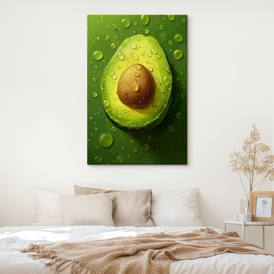Wandbilder Nahaufnahme einer Avocado – Bild 2