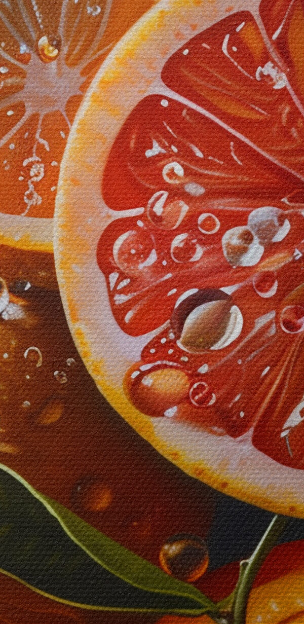 Gruppe von Orangen mit Wassertropfen auf ihnen Gruppe von Orangen mit Wassertropfen auf ihnen