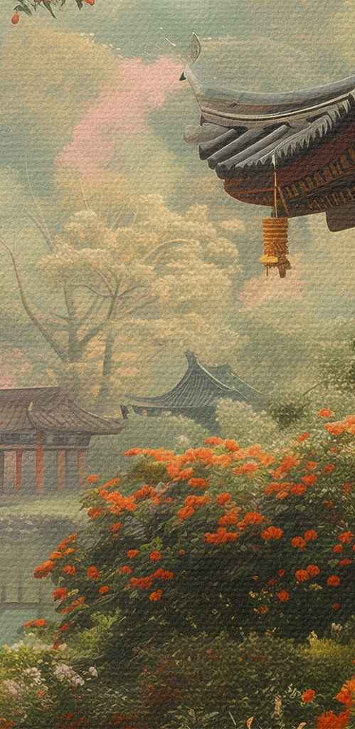 Gazebo in a garden