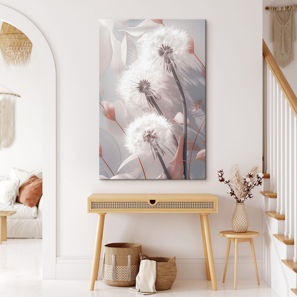 Delicate blooms against gentle hues Delicate blooms against gentle hues