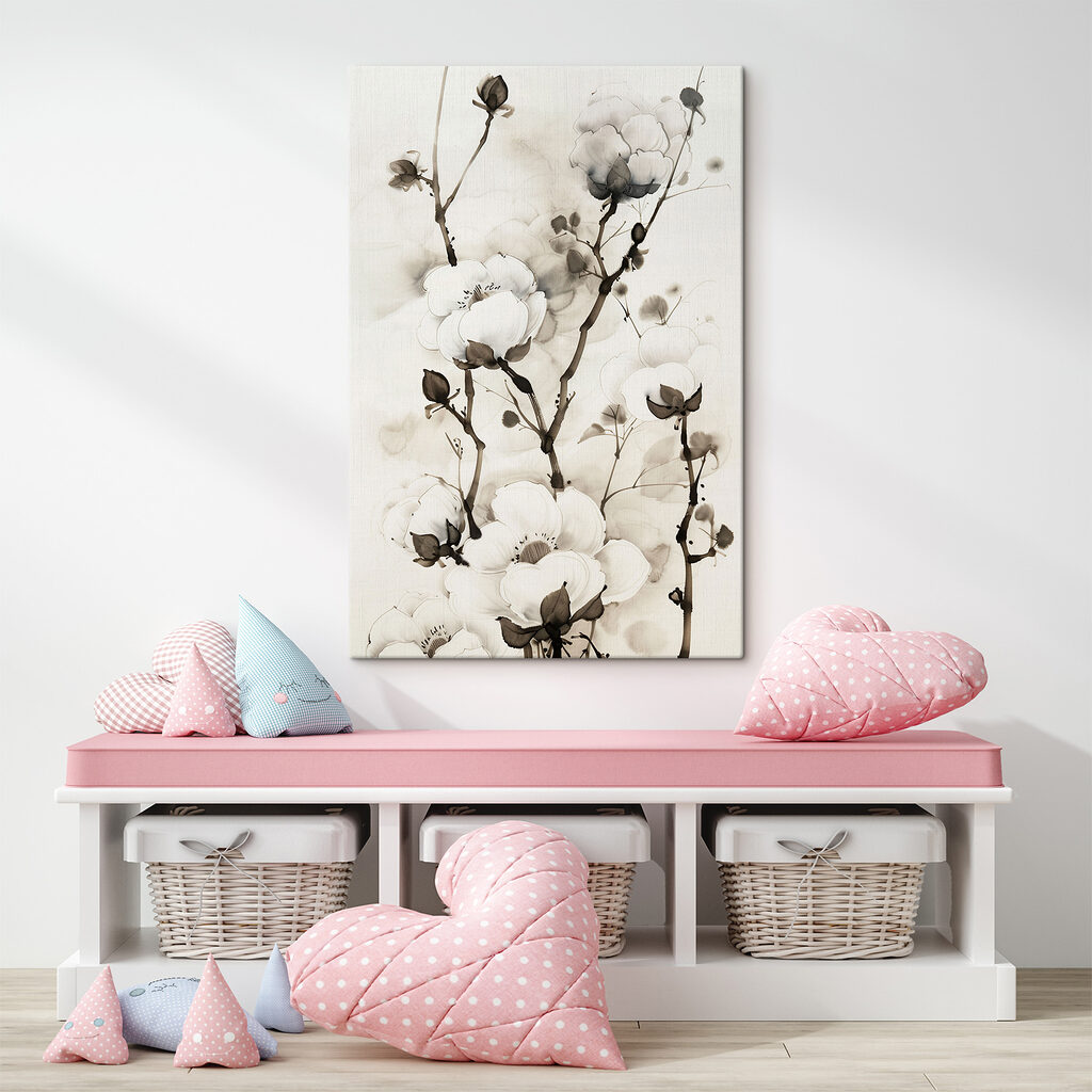 Elegant blossoms in muted tones Elegant blossoms in muted tones