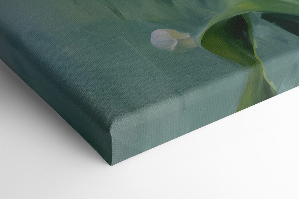 Painting of a bunch of white flowers Painting of a bunch of white flowers