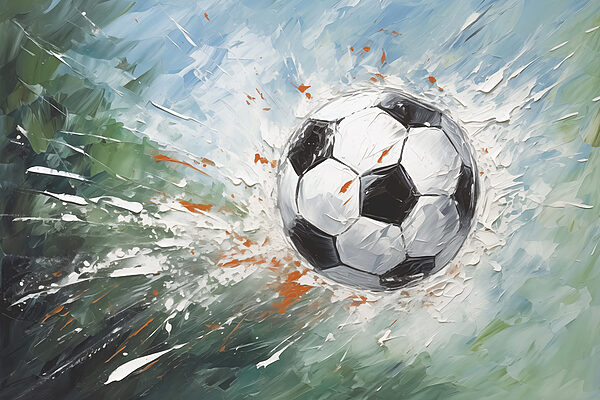 Bemalung eines Fußballs w08117p 600x400 - Bemalung eines Fußballs