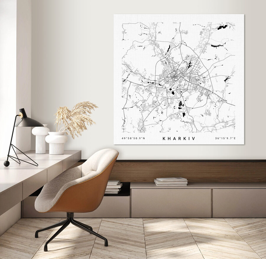 Karte einer Stadt Karte einer Stadt