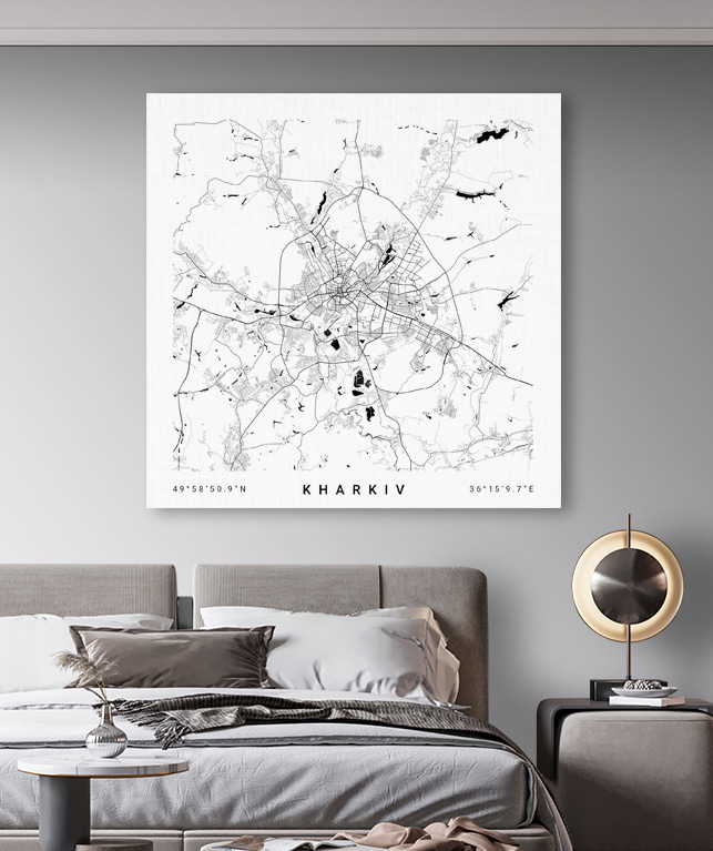 Karte einer Stadt Karte einer Stadt
