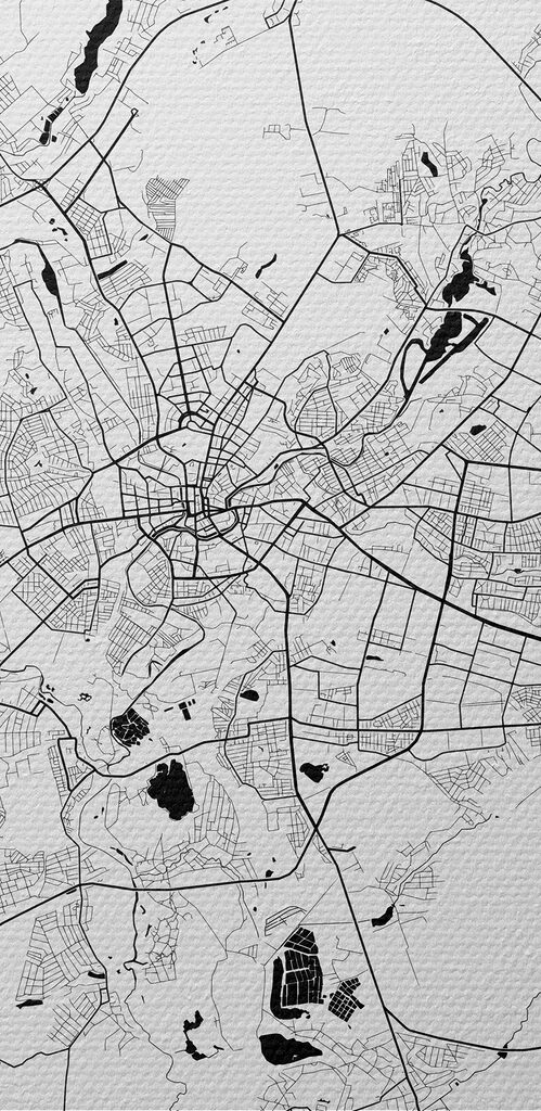 Map of a city Map of a city