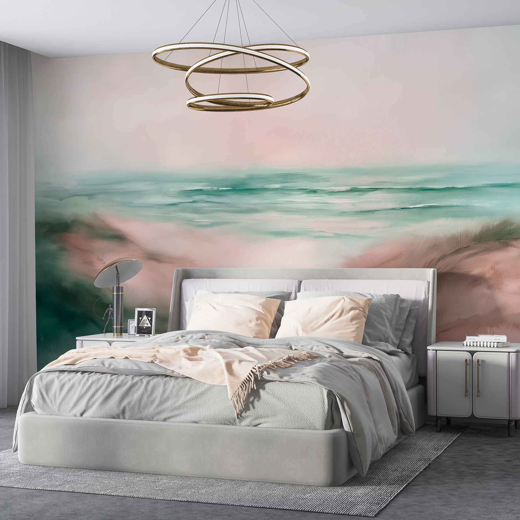 Painting of a beach