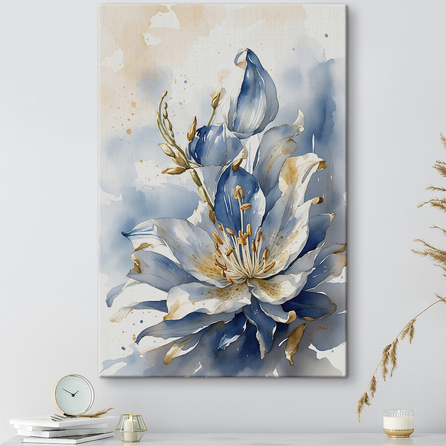 Wandbilder Aquarell einer Blume – Bild 2