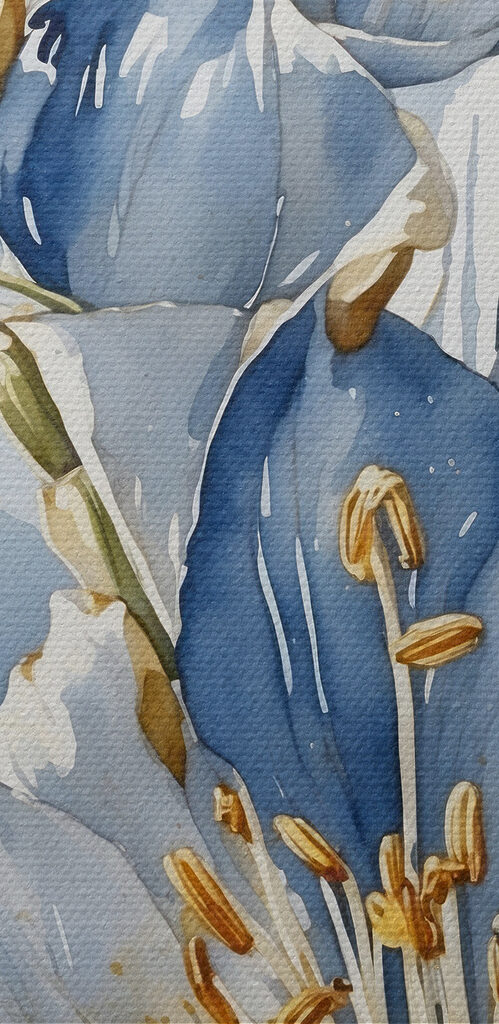 Watercolor of a flower