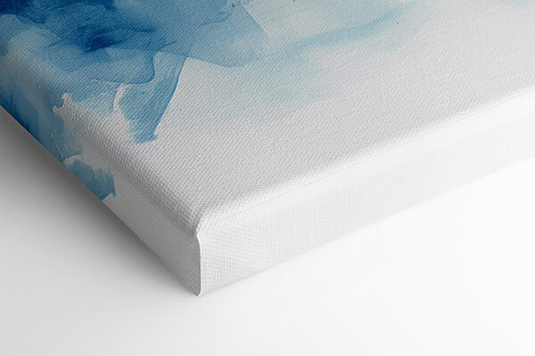 Blaue und weiße Aquarellfarbe Blaue und weiße Aquarellfarbe