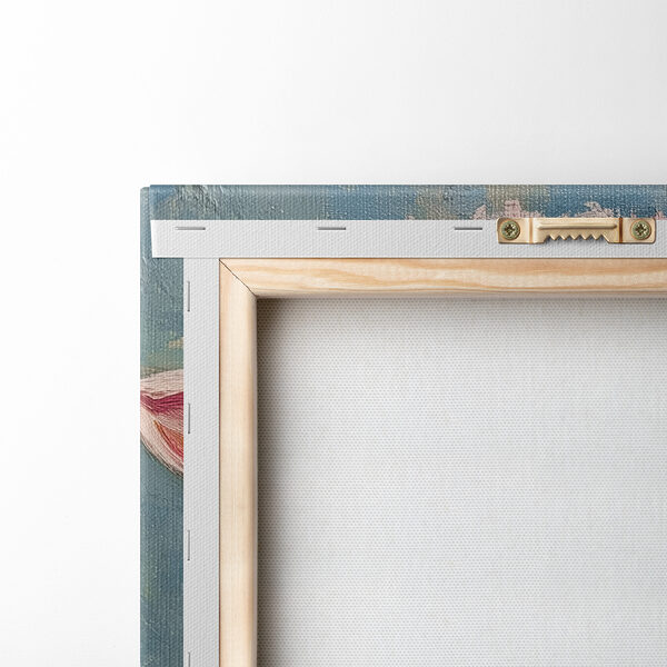 Painting of a pink sheep