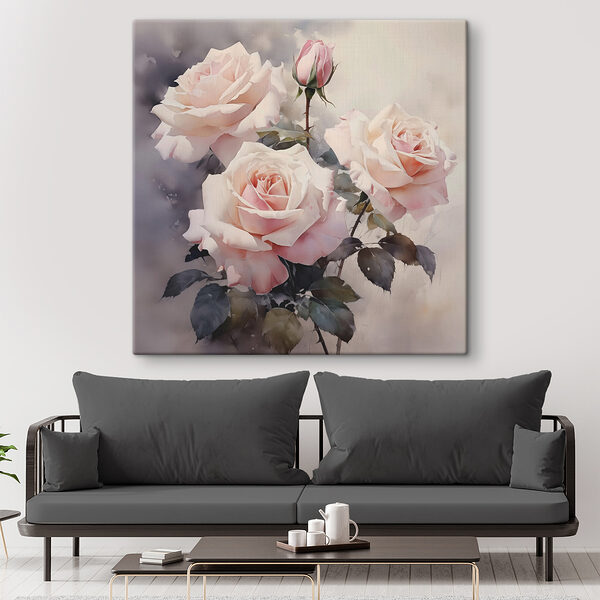 Gruppe von rosa Rosen Gruppe von rosa Rosen