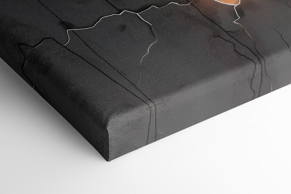 Woman with her face in a wall