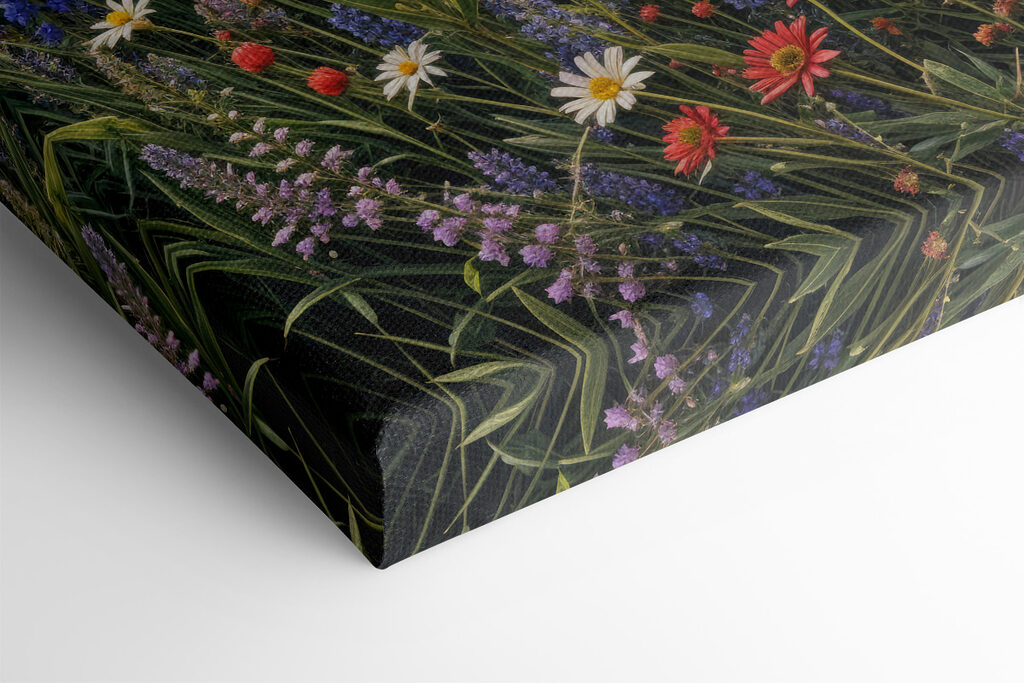 s40018pml 1024x683 - Blumenfeld mit Bergen im Hintergrund