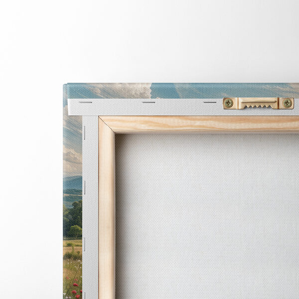 Blumenfeld mit Bergen im Hintergrund s40018pzvb 600x600 - Blumenfeld mit Bergen im Hintergrund