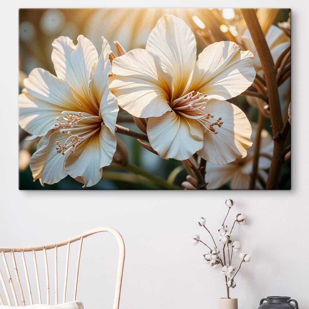 Elegant blooms in soft sunlight Elegant blooms in soft sunlight