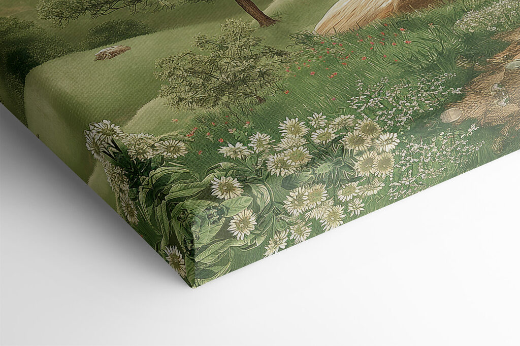 Landscape with trees and a road Landscape with trees and a road