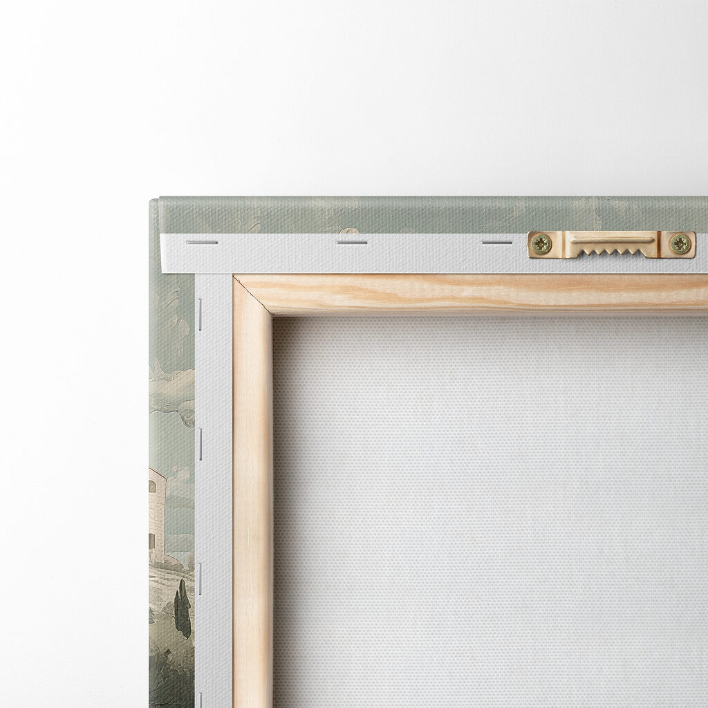 Landscape with trees and hills