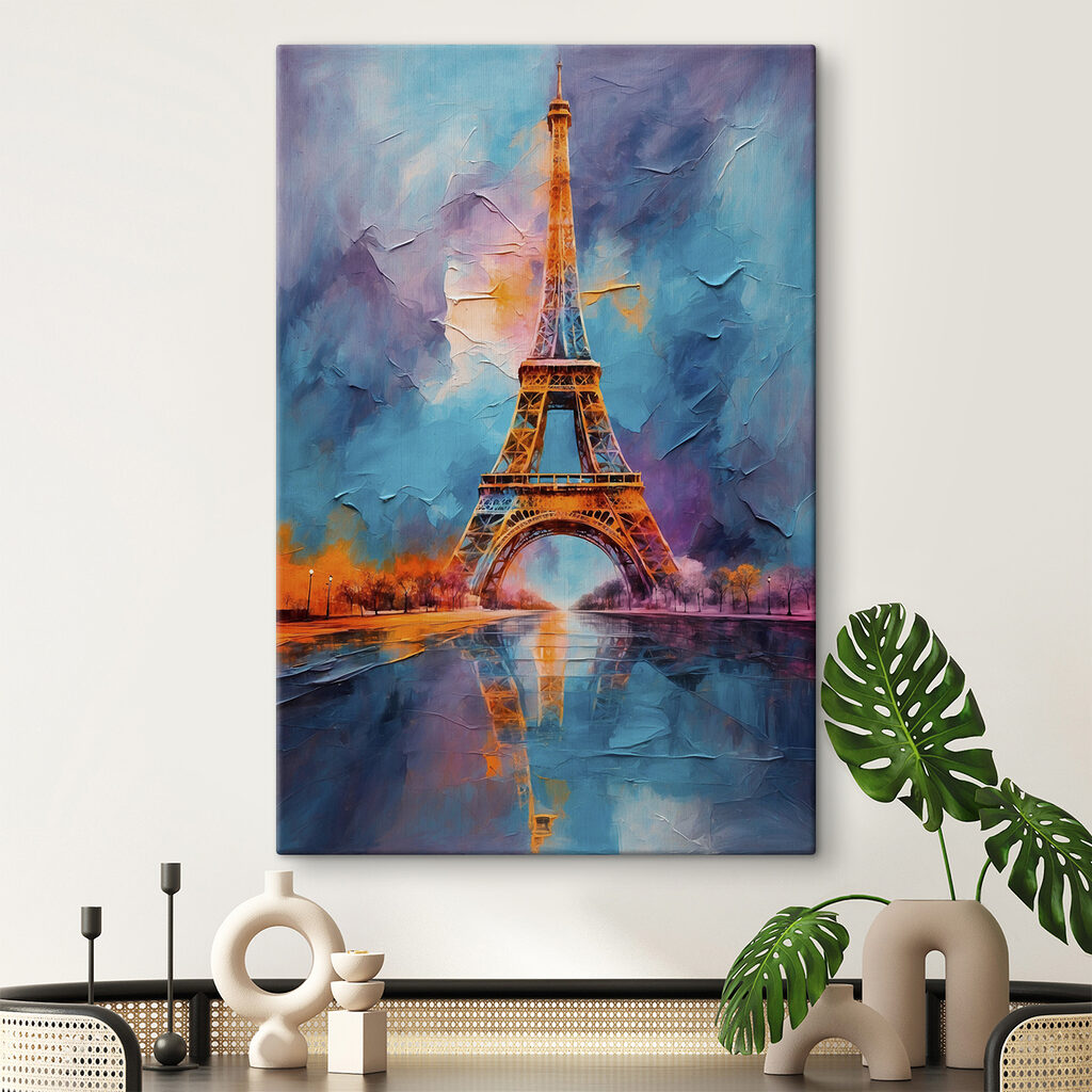 Painting of a tower Painting of a tower