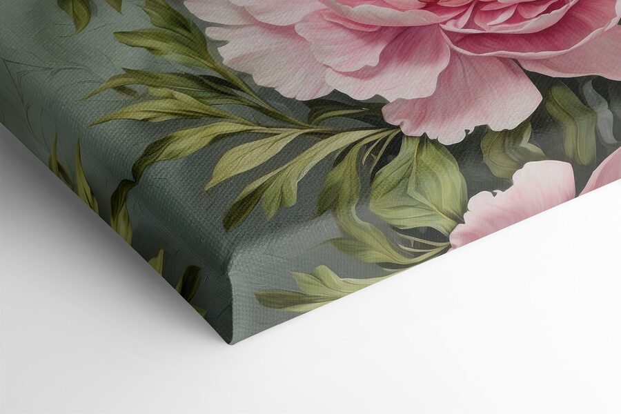 Gruppe von rosa Blumen