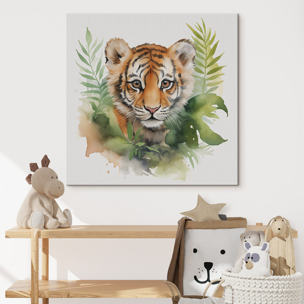 Tiger in the jungle