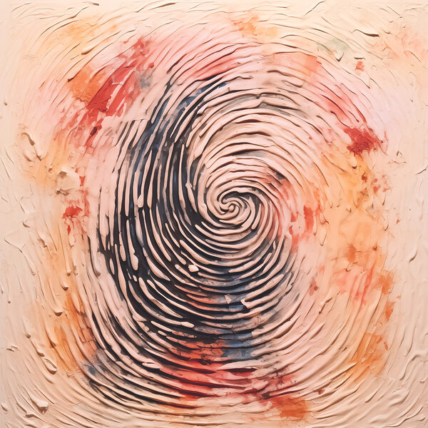 Gemälde einer Spirale Gemälde einer Spirale
