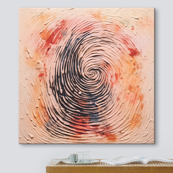 Gemälde einer Spirale Gemälde einer Spirale