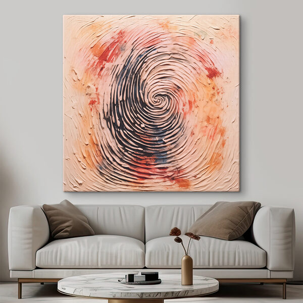 Gemälde einer Spirale Gemälde einer Spirale