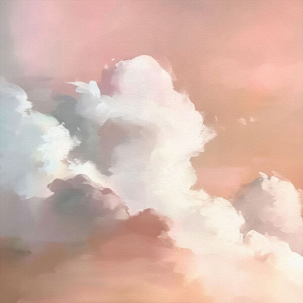 Rosa Himmel mit Wolken Rosa Himmel mit Wolken