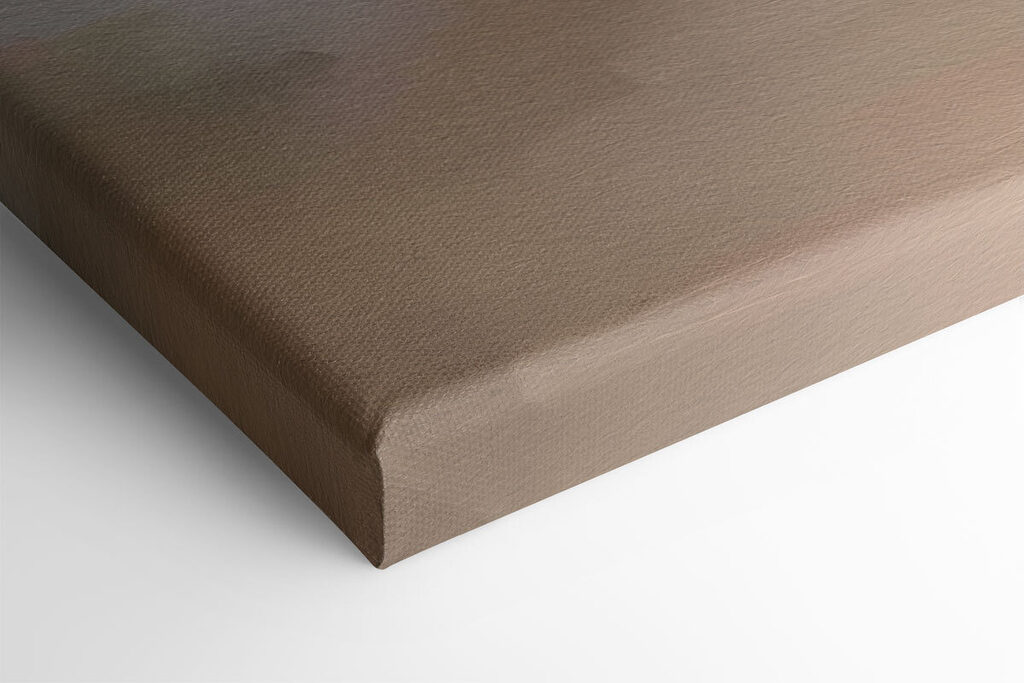 Pink sky with clouds