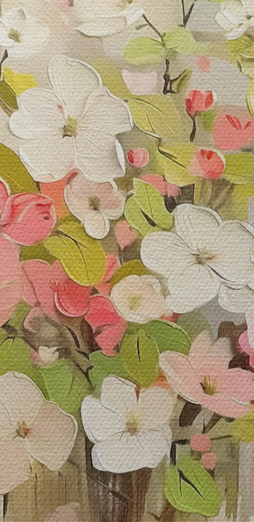 Gemälde von Blumen in einer Vase