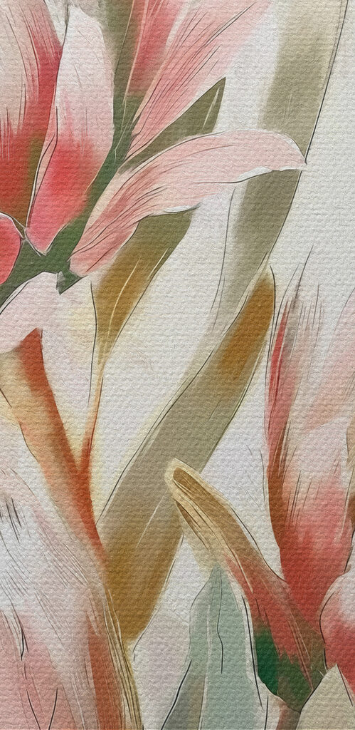 Delicate blossoms in soft hues Delicate blossoms in soft hues