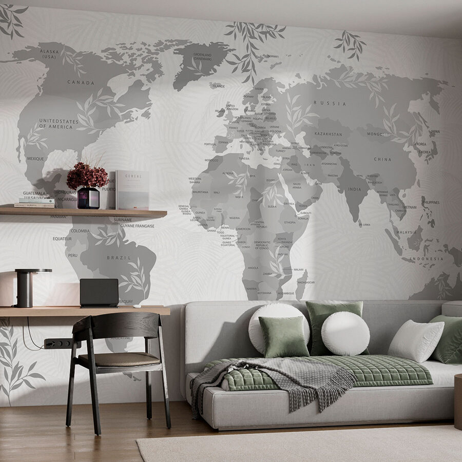 Karte der Welt