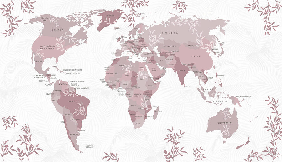Karte der Welt Karte der Welt