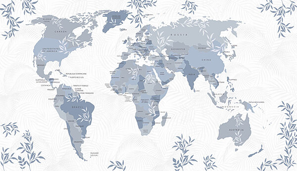 Karte der Welt Karte der Welt