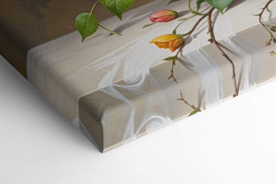Blumenstrauß auf einem Tisch