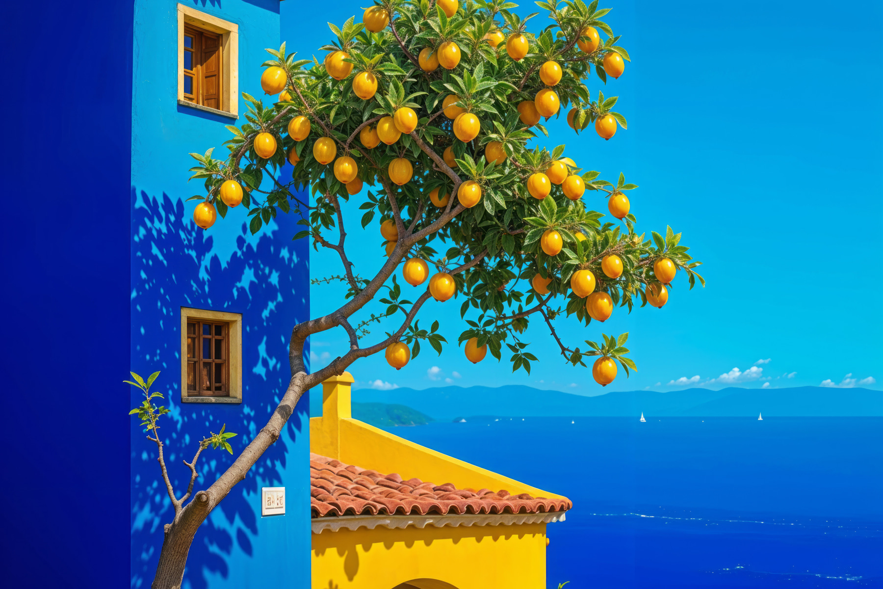 Tree with fruit on it Tree with fruit on it