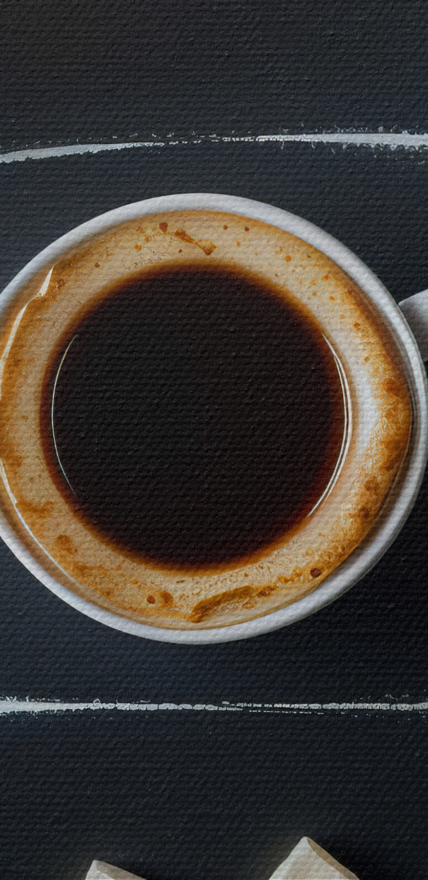 Tic-Tac-Toe-Spiel mit Kaffee und Marshmallows