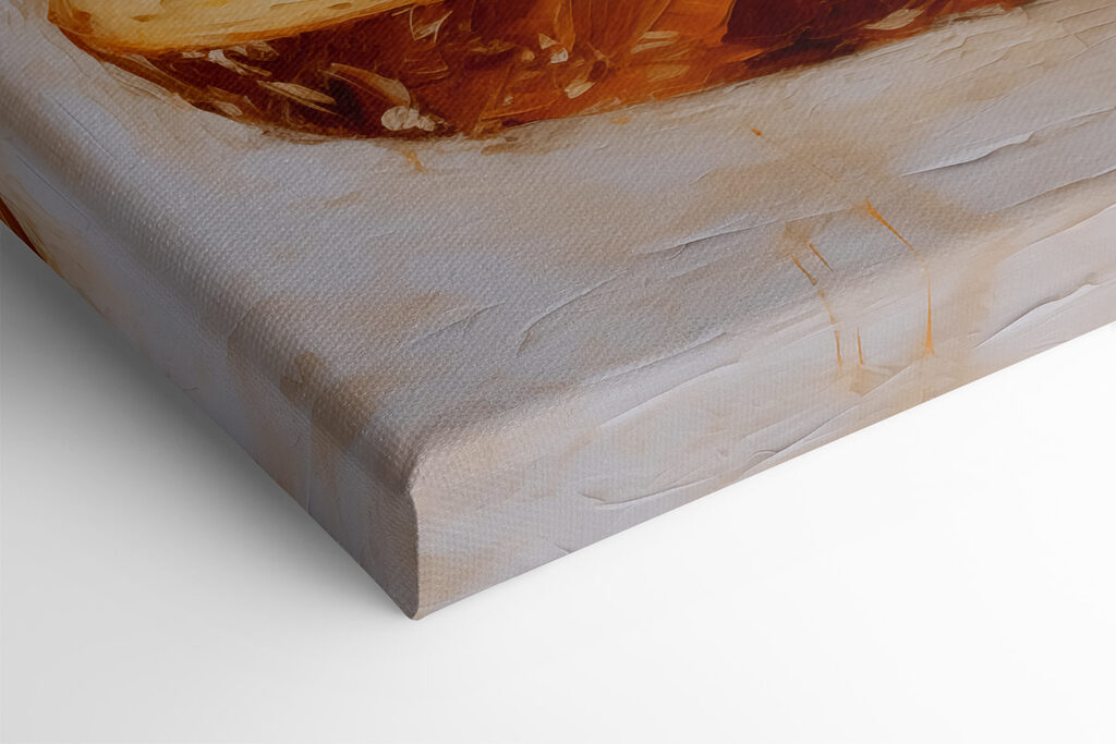 Piece of bread with holes in it