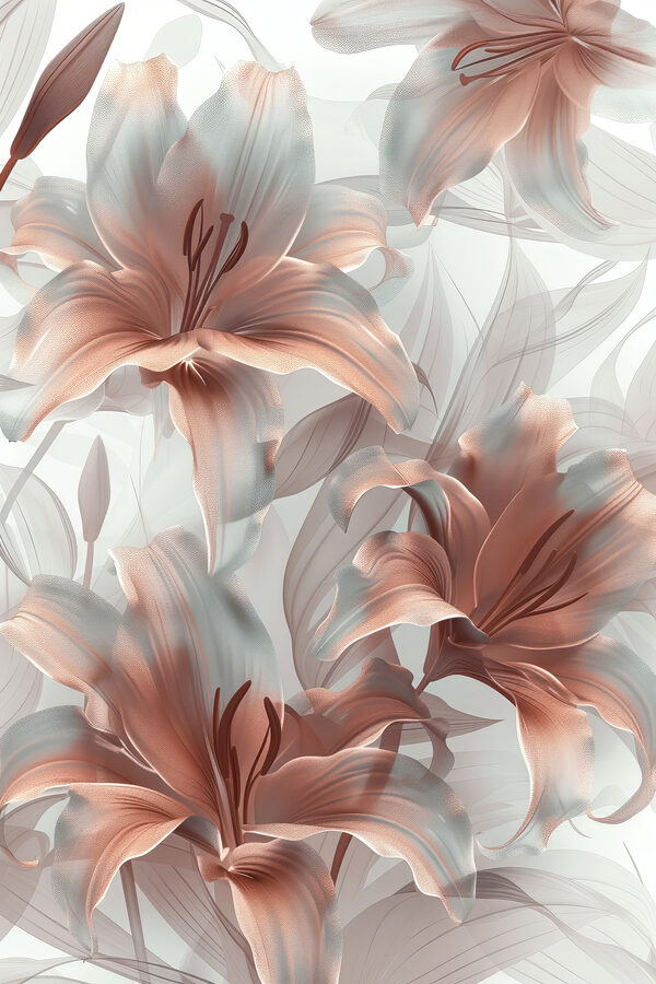 Elegant blooms in soft hues