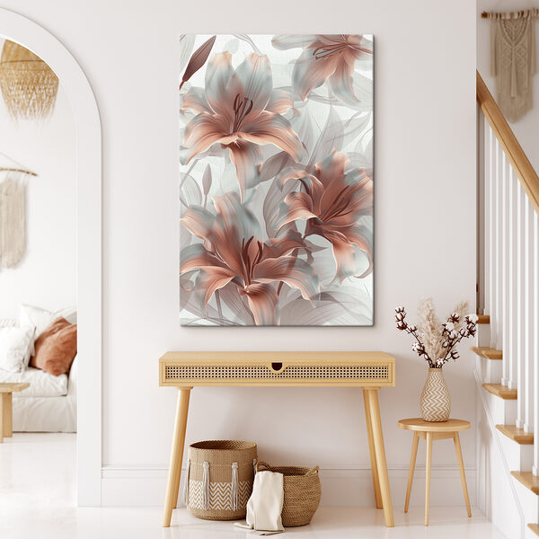 Elegant blooms in soft hues