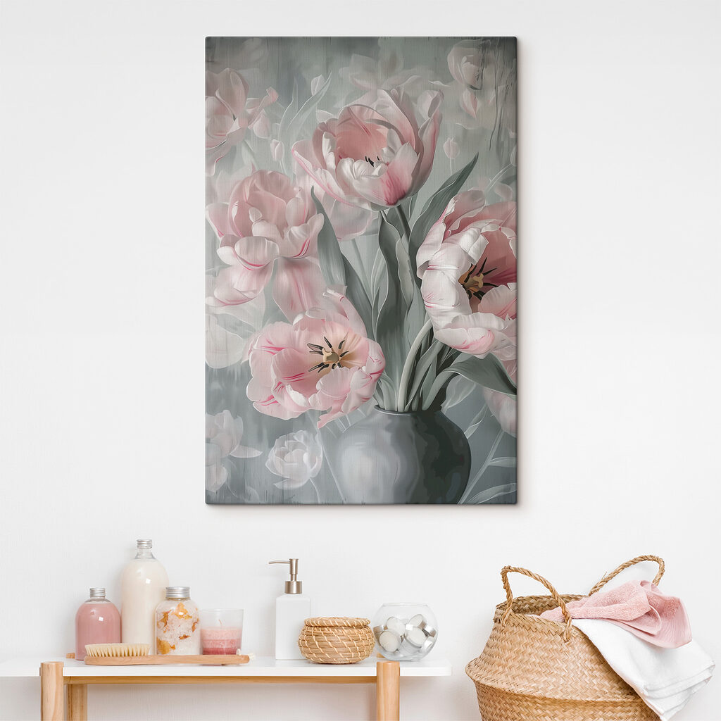 Elegant blooms in soft pastel hues Elegant blooms in soft pastel hues